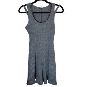 Candie's Ribbed Knit Fit and Flare Dress Size Small